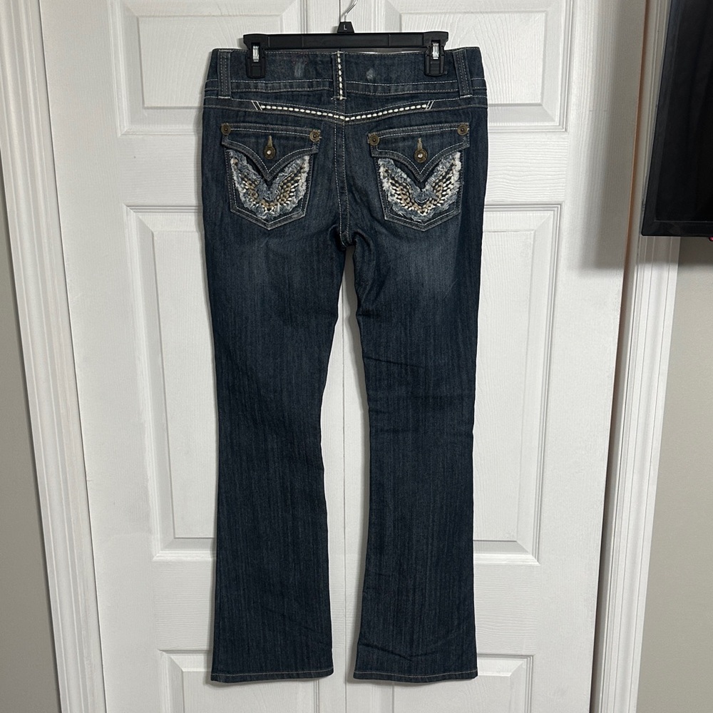 Candie's Dark Blue Boot Cut Jeans - Picture 2 of 2